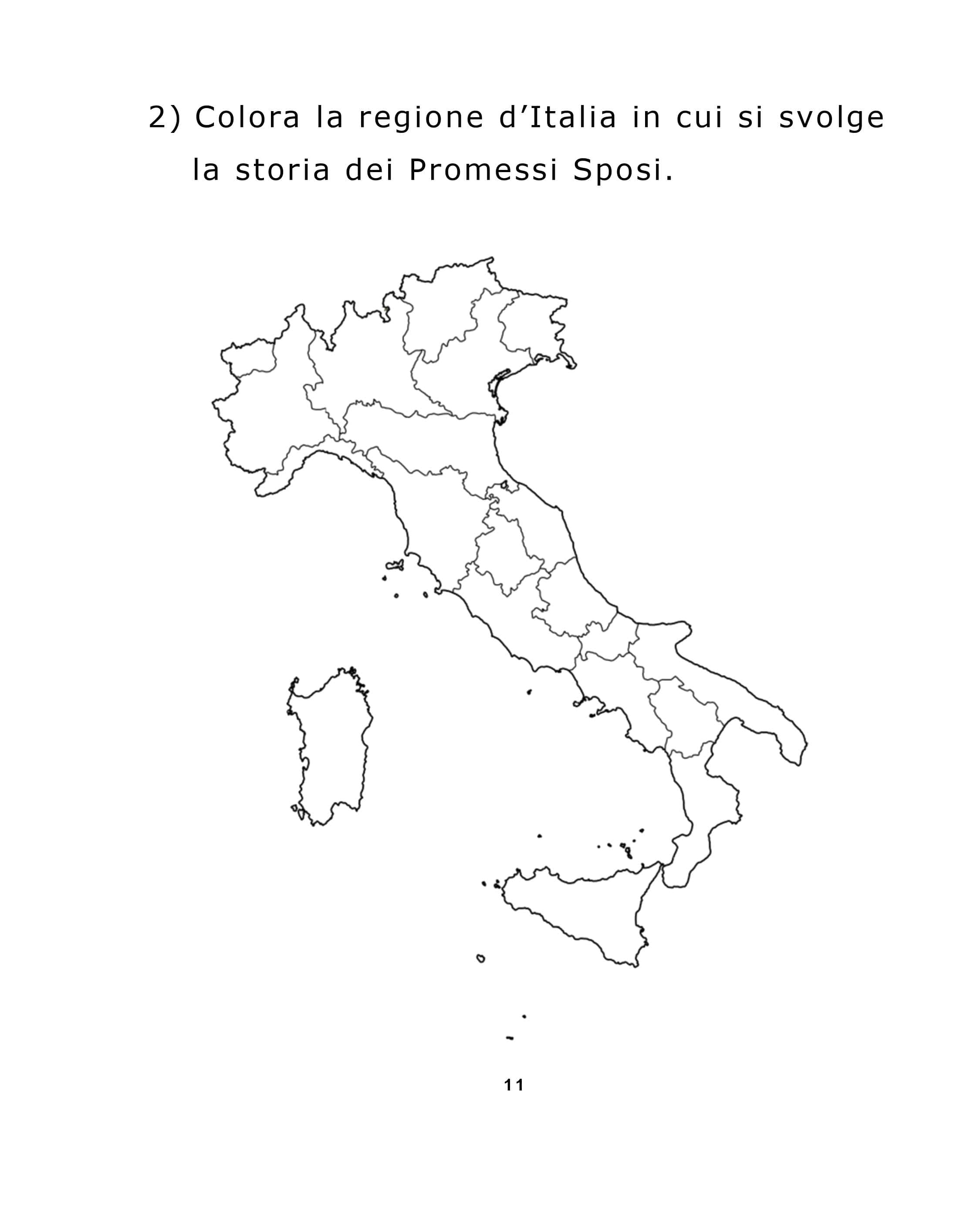Cartina muta Italia